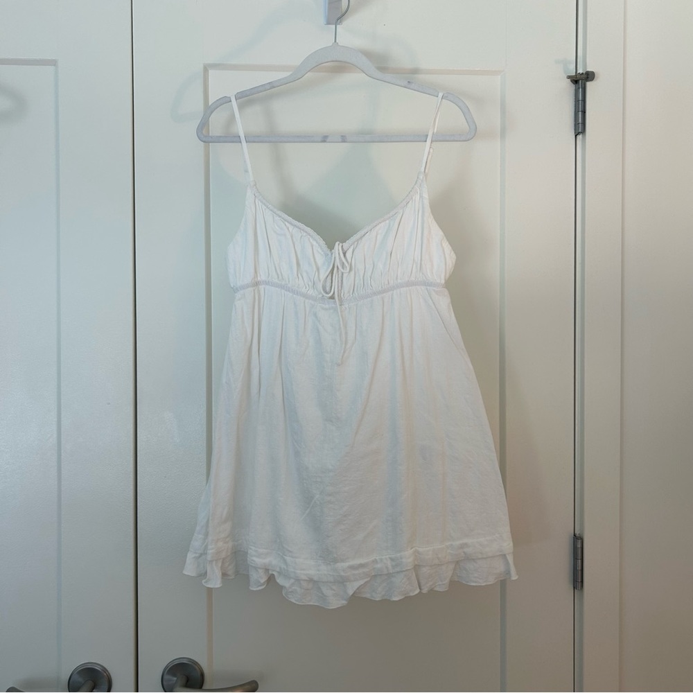 EMPRESS OF LOVE MINI DRESS WHITE